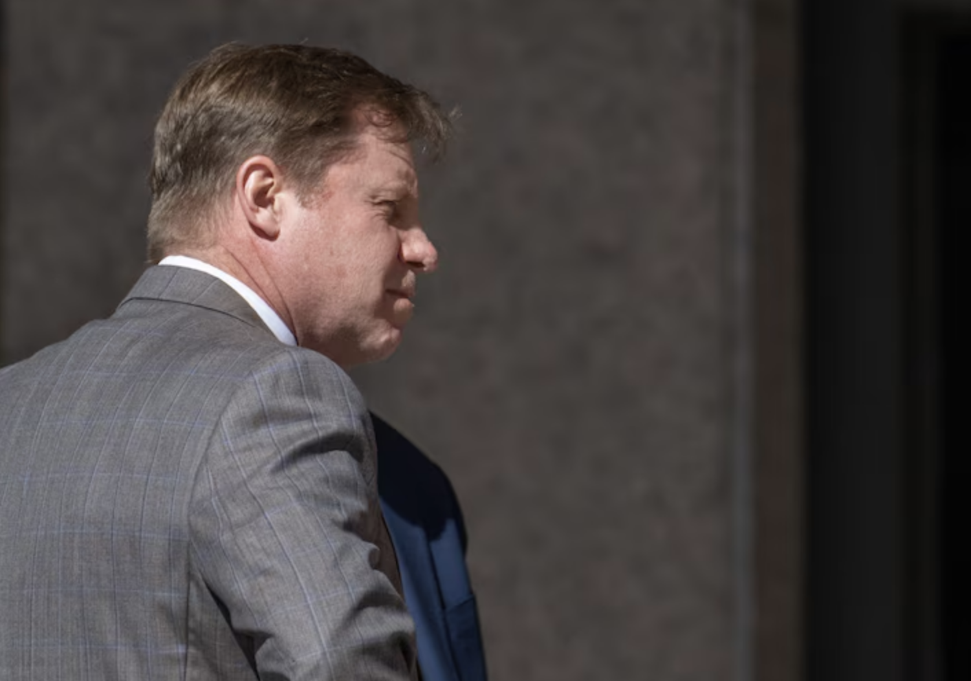 Eric Eiswert, looking to the right